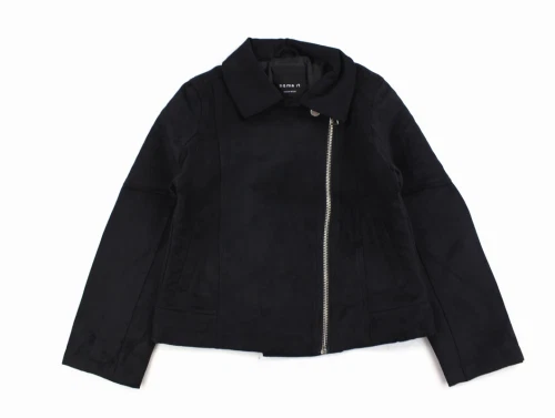 Name It black imiteret ruskindsjakke